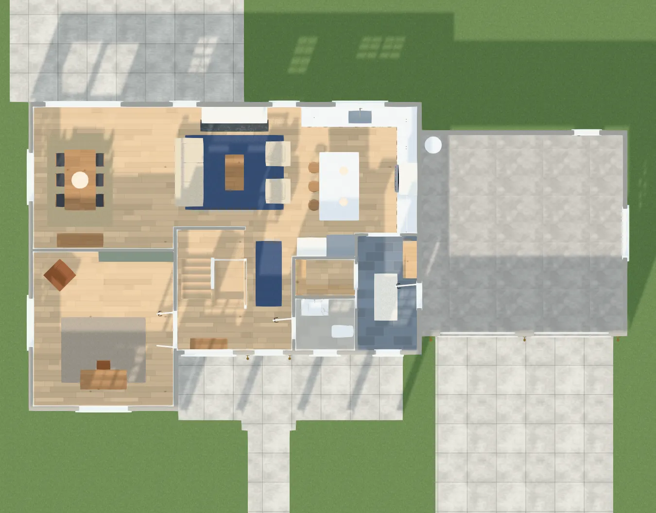 The first floor as a plan